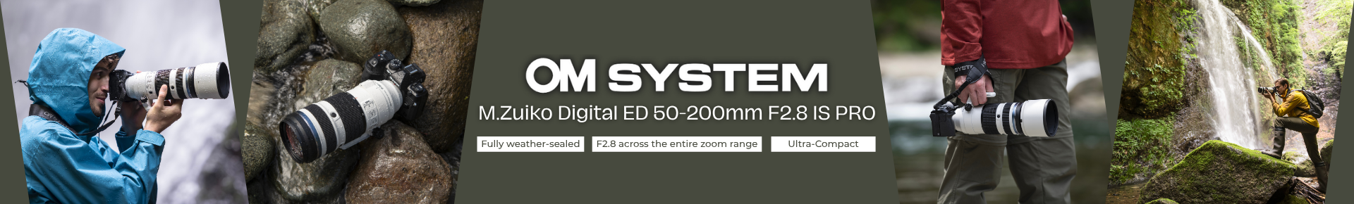 OM SYSTEM 50 200mm F2.8 IS PRO Banner